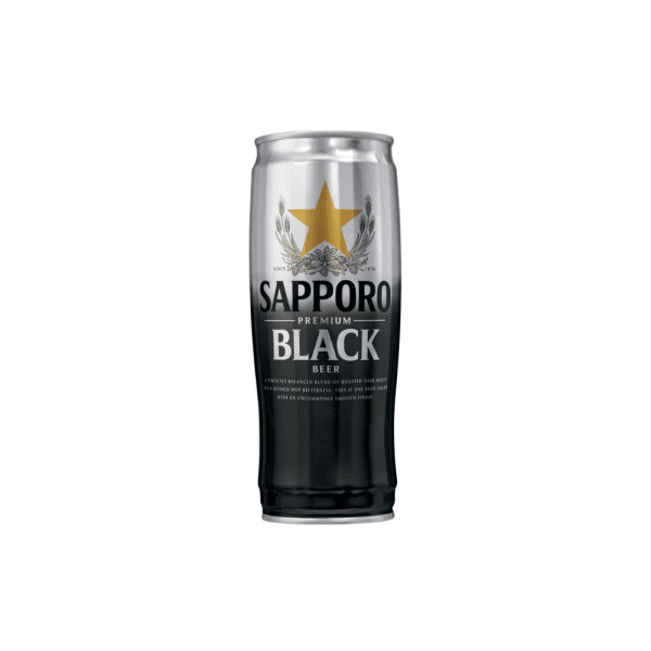 SAPPORO BLACK CAN 650ML
